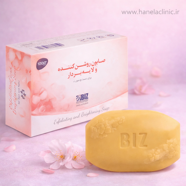 صابون روشن کننده و لایه بردار حاوی اربوتین و AHAتاریخ جدید اورجینال