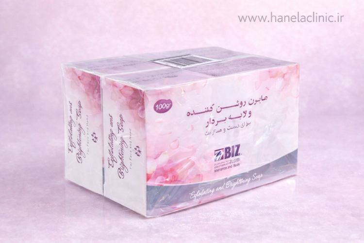 صابون روشن کننده و لایه بردار حاوی اربوتین و AHAتاریخ جدید اورجینال